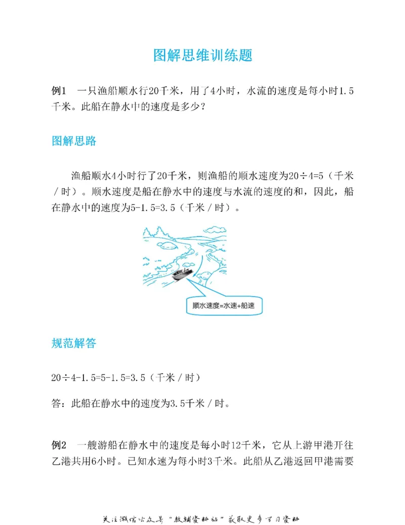 图解小学数学思维训练题五年级_奥数专题合集_H007奥数类教辅汇总PDF_1~6年级图解小学数学思维训练题