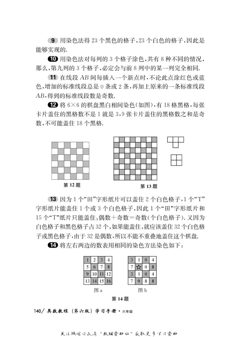 奥数教程&middot;六年级学习手册_奥数专题合集_H007奥数类教辅汇总PDF_1~12年级奥数教程
