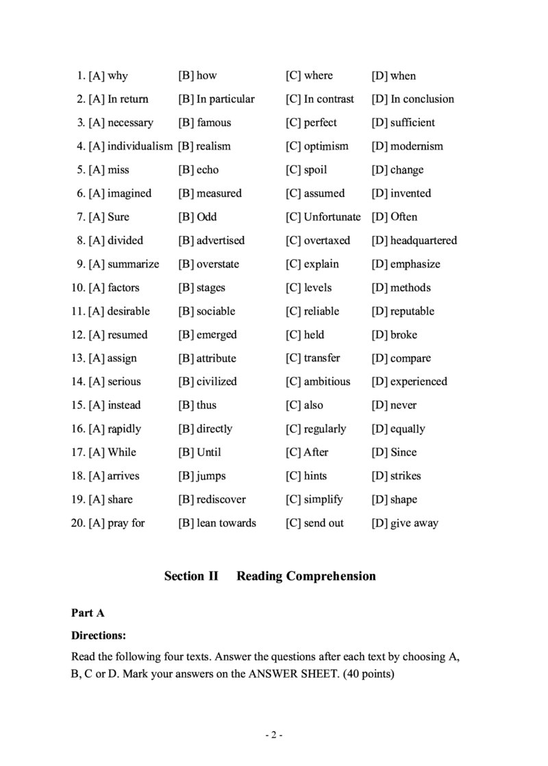 2016年考研英语二真题_考研英语+作文模板_2.1980-2025考研英二真题+解析_03、2010-2024年考研英语真题+解析_2010-2024年考研英语二真题