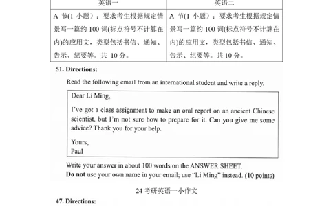 2.25考研英语小作文模板_考研英语+作文模板_考研英语作文模版_历年真题_ai归来_英语一