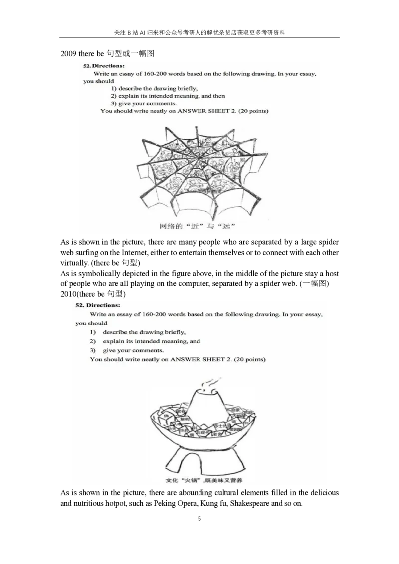 5.专项练习-历年图画图表描述_考研英语+作文模板_考研英语作文模版_历年真题_ai归来_英语一