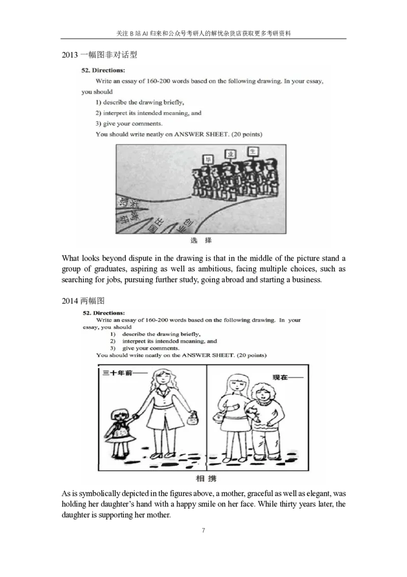 5.专项练习-历年图画图表描述_考研英语+作文模板_考研英语作文模版_历年真题_ai归来_英语一