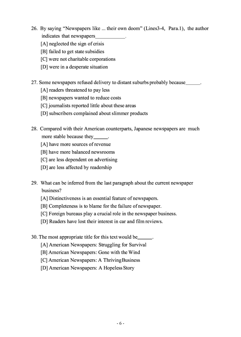 2011年考研英语二真题_考研英语+作文模板_2.1980-2025考研英二真题+解析_03、2010-2024年考研英语真题+解析_2010-2024年考研英语二真题