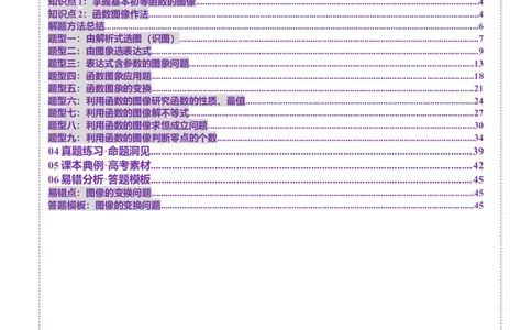第06讲函数的图象（九大题型）（讲义）（解析版）_02高考数学_新高考复习资料_2025年新高考复习_2025年高考数学一轮复习讲练测（新教材新高考，含2024高考真题）