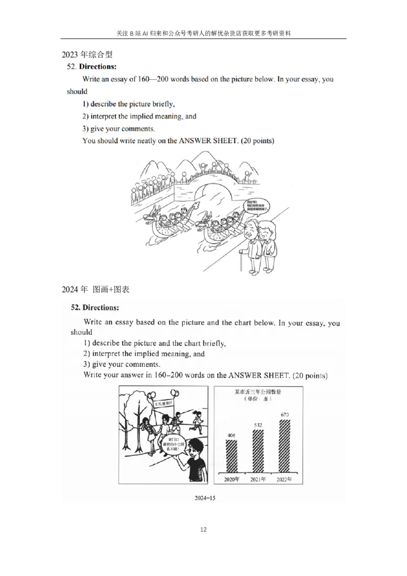附件1.历年图画、图表作文题目汇总_考研英语+作文模板_考研英语作文模版_历年真题_ai归来_英语一