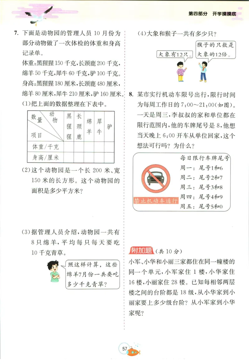 实验班暑假衔接三升四数学人教版_decrypted_小学教辅2026新版+暑假衔接_2025秋《实验班暑假衔接》语文数学英语（1-6年级多版本）_实验班暑假衔接人教版数学
