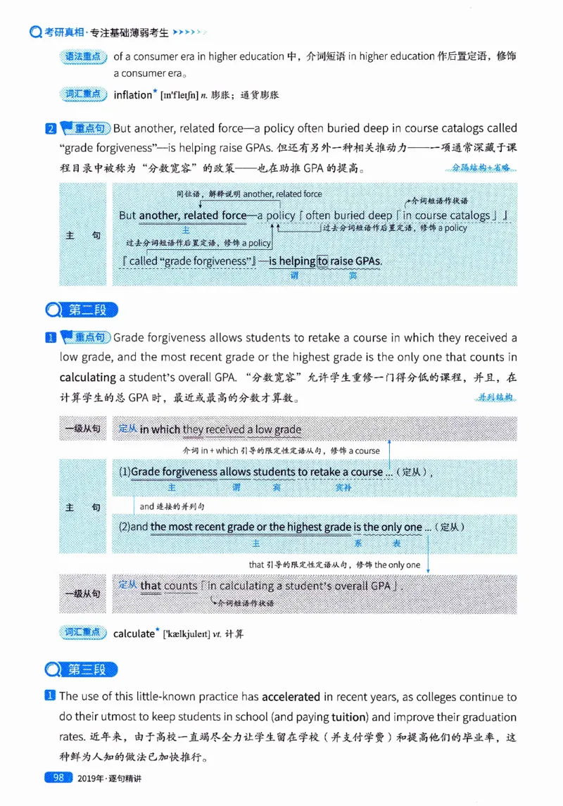 真题解析篇（二）逐句精讲英语(一)2017-2026_27考研真题_考研英语一、二真题+解析（1994-2026）_02.考研真相_2027《考研真相》（英一）