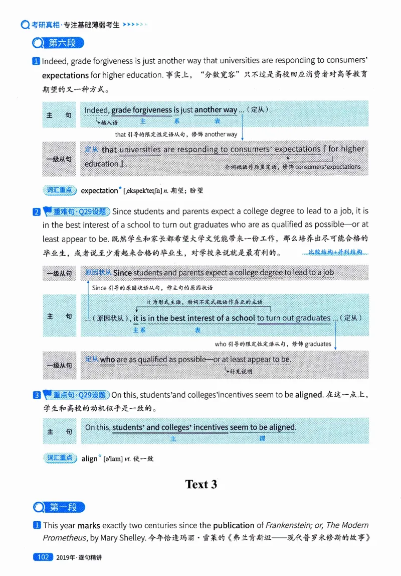 真题解析篇（二）逐句精讲英语(一)2017-2026_27考研真题_考研英语一、二真题+解析（1994-2026）_02.考研真相_2027《考研真相》（英一）