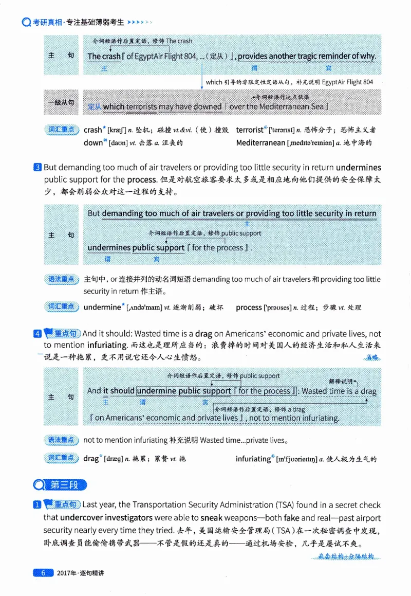 真题解析篇（二）逐句精讲英语(一)2017-2026_27考研真题_考研英语一、二真题+解析（1994-2026）_02.考研真相_2027《考研真相》（英一）