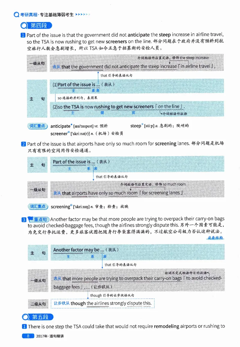 真题解析篇（二）逐句精讲英语(一)2017-2026_27考研真题_考研英语一、二真题+解析（1994-2026）_02.考研真相_2027《考研真相》（英一）