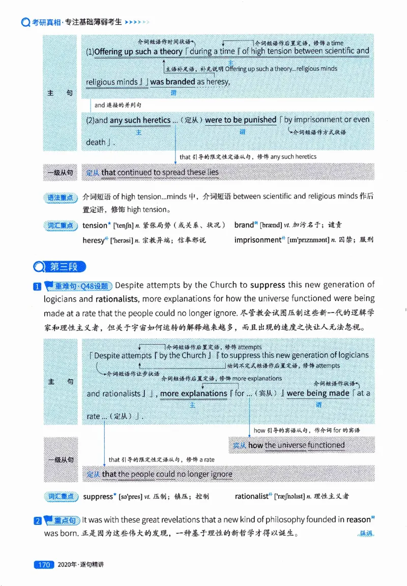 真题解析篇（二）逐句精讲英语(一)2017-2026_27考研真题_考研英语一、二真题+解析（1994-2026）_02.考研真相_2027《考研真相》（英一）