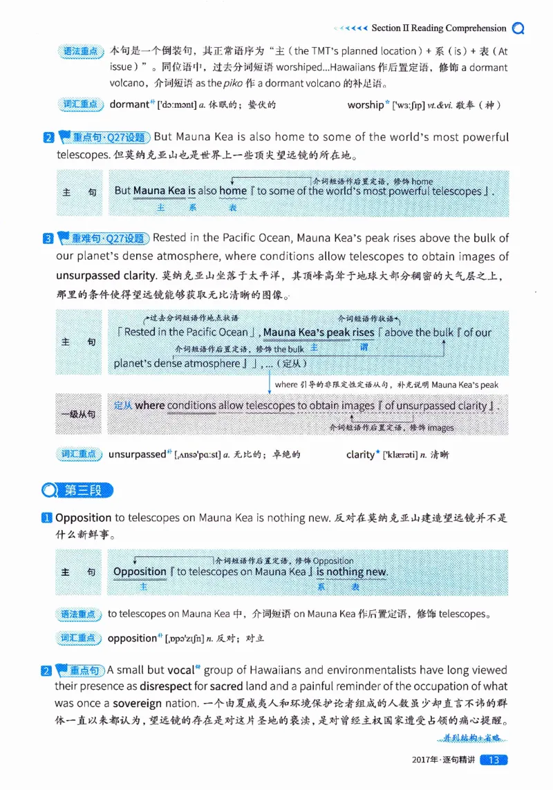 真题解析篇（二）逐句精讲英语(一)2017-2026_27考研真题_考研英语一、二真题+解析（1994-2026）_02.考研真相_2027《考研真相》（英一）