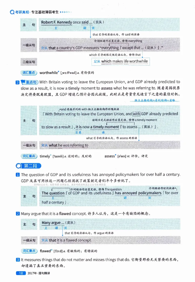 真题解析篇（二）逐句精讲英语(一)2017-2026_27考研真题_考研英语一、二真题+解析（1994-2026）_02.考研真相_2027《考研真相》（英一）