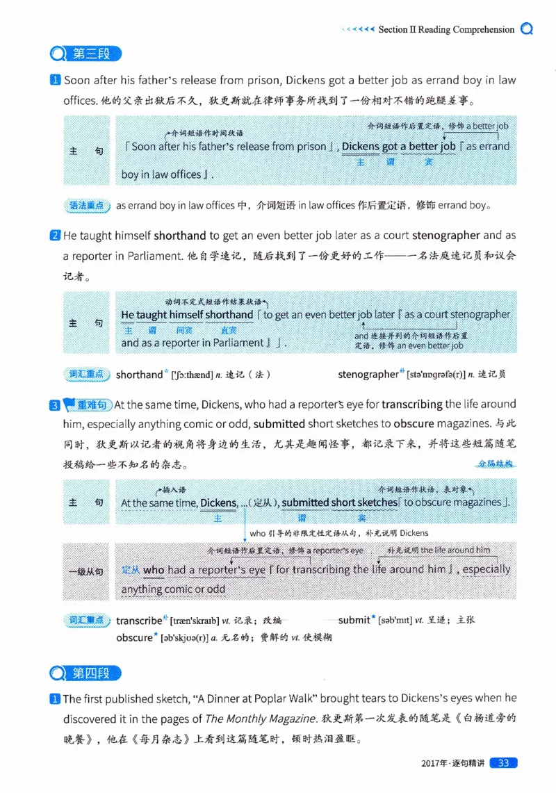 真题解析篇（二）逐句精讲英语(一)2017-2026_27考研真题_考研英语一、二真题+解析（1994-2026）_02.考研真相_2027《考研真相》（英一）