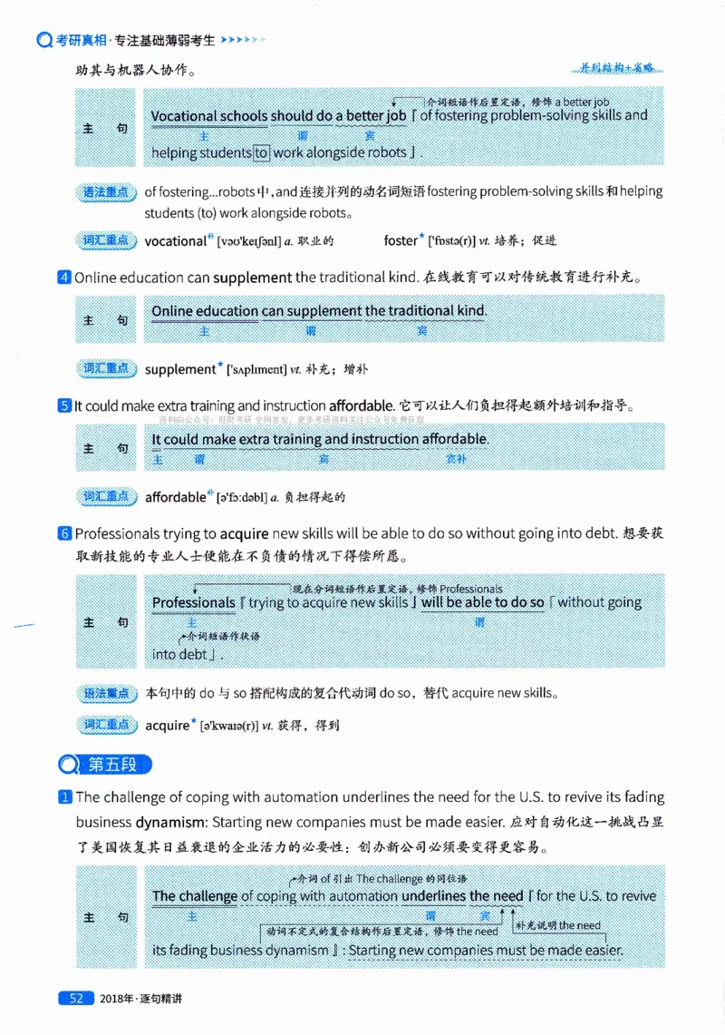 真题解析篇（二）逐句精讲英语(一)2017-2026_27考研真题_考研英语一、二真题+解析（1994-2026）_02.考研真相_2027《考研真相》（英一）