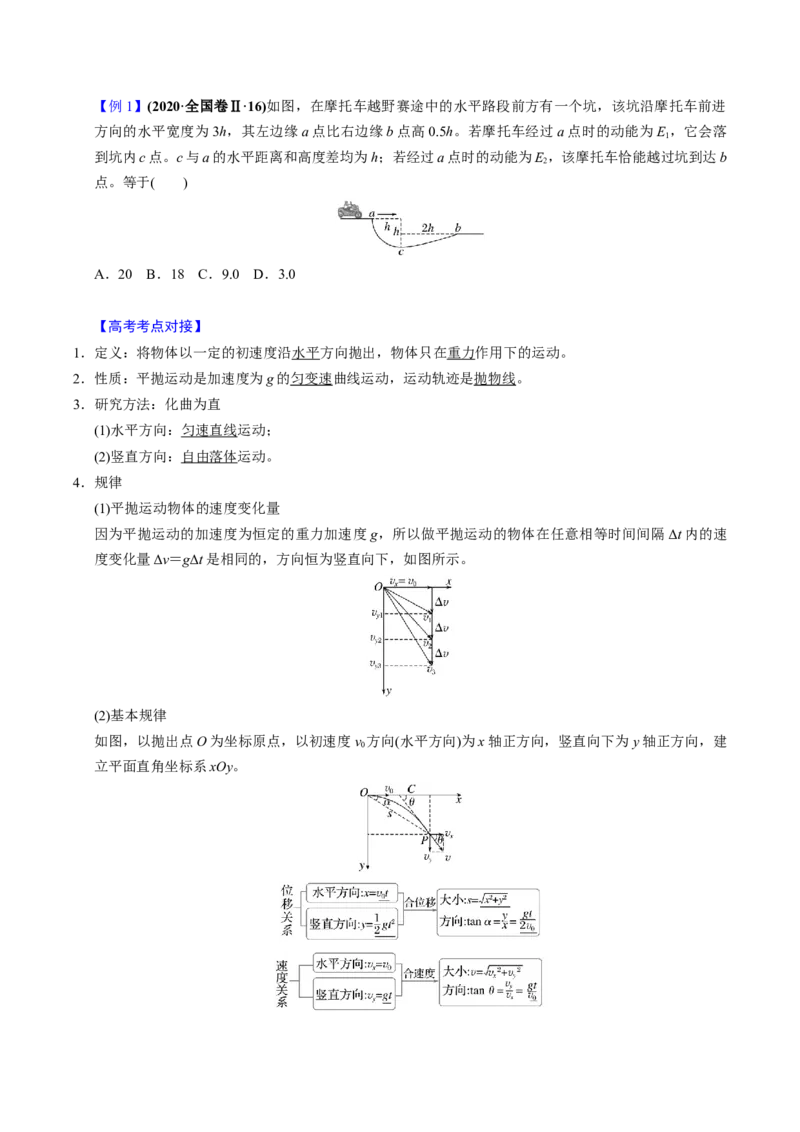 第11讲抛体运动四大题型（举一反三）（原卷版）_03高考英语_2025年新高考资料_二轮复习_01高考语文等多个文件_备战2025年高考物理举一反三系列（新高考通用）