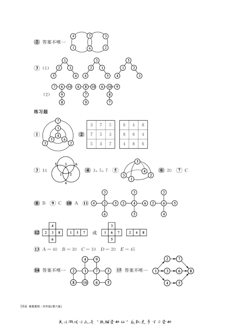 奥数教程&middot;四年级主书_奥数专题合集_H007奥数类教辅汇总PDF_1~12年级奥数教程
