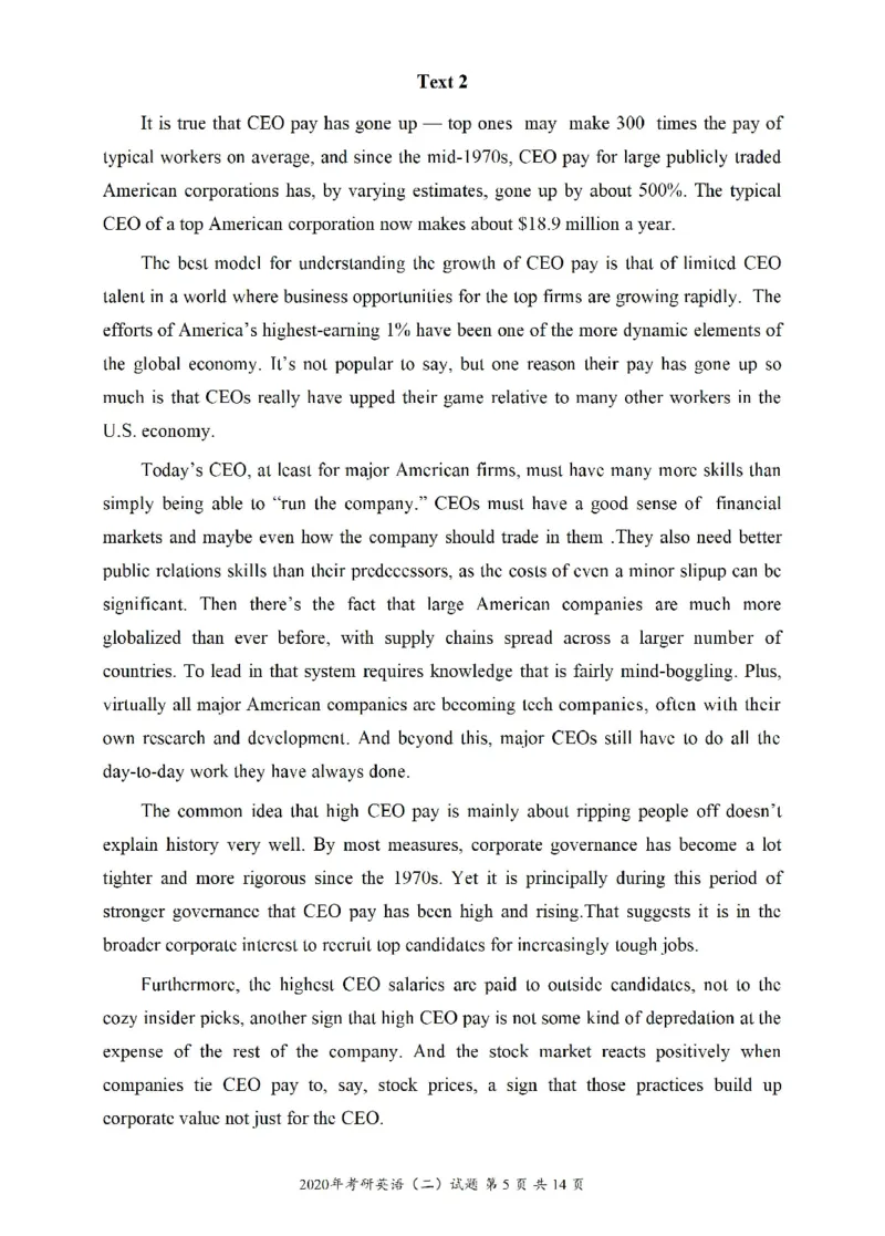 2020年考研英语二真题（可复制搜索查词）_考研真题_x_英语二真题+解析[80-25]_英语二2010-2024真题及解析_2010-2024考研英语二真题（PDF）