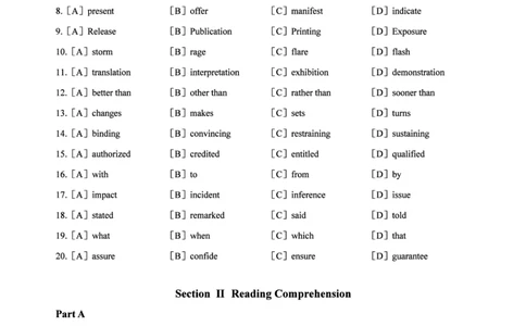2001年考研英语真题（可复制、可搜索）_考研真题_x_英语一真题+解析［80-25］_英语一1980-2009真题及解析_1998-2009考研英语真题（PDF)