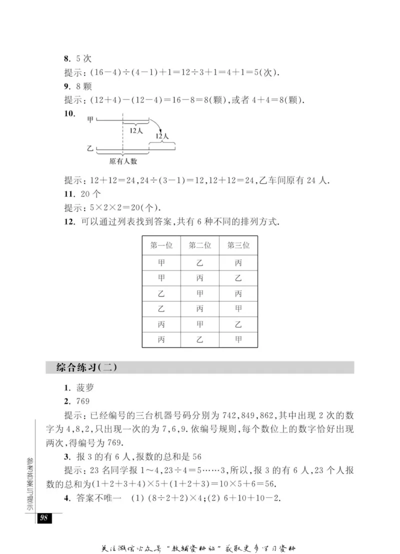 奥数教程&middot;二年级能力测试_奥数专题合集_H007奥数类教辅汇总PDF_1~12年级奥数教程