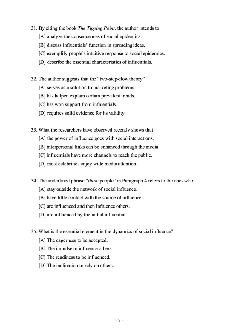 2010年考研英语一真题_考研英语+作文模板_1.1980-2025考研英一真题+解析_03、2010-2024年考研英语真题+解析_2010-2024年考研英语一真题