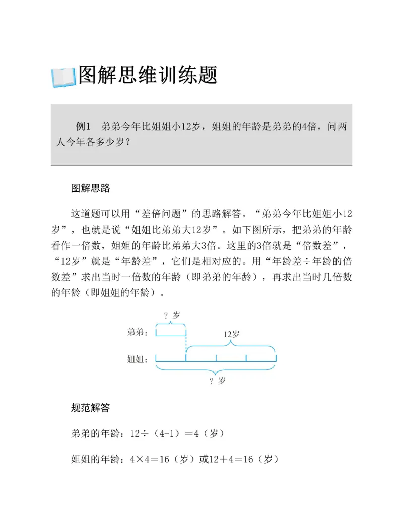 图解小学数学思维训练题四年级_奥数专题合集_H007奥数类教辅汇总PDF_1~6年级图解小学数学思维训练题