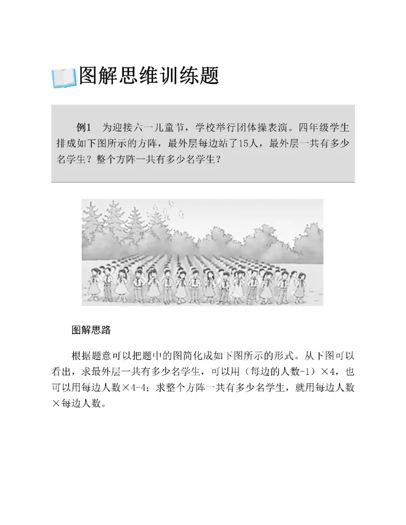 图解小学数学思维训练题四年级_奥数专题合集_H007奥数类教辅汇总PDF_1~6年级图解小学数学思维训练题