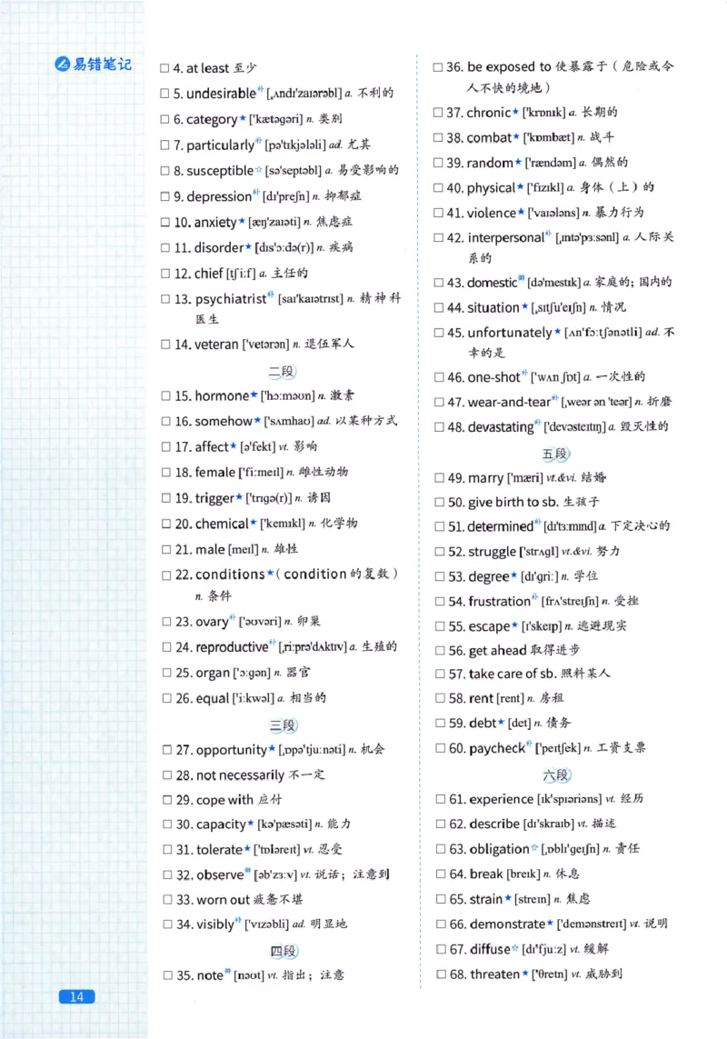 真题配套词汇-英语(一)2007-2026_27考研真题_考研英语一、二真题+解析（1994-2026）_02.考研真相_2027《考研真相》（英一）