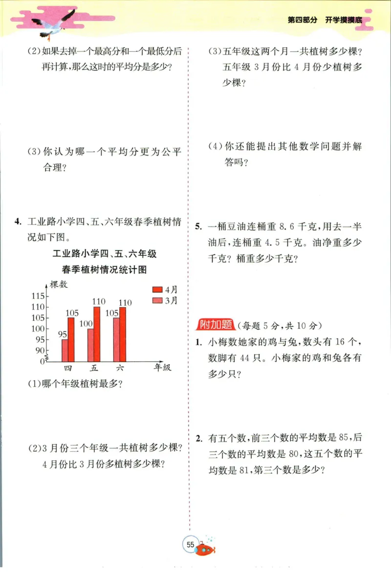 实验班暑假衔接四升五数学人教版_decrypted_小学教辅2026新版+暑假衔接_2025秋《实验班暑假衔接》语文数学英语（1-6年级多版本）_实验班暑假衔接人教版数学