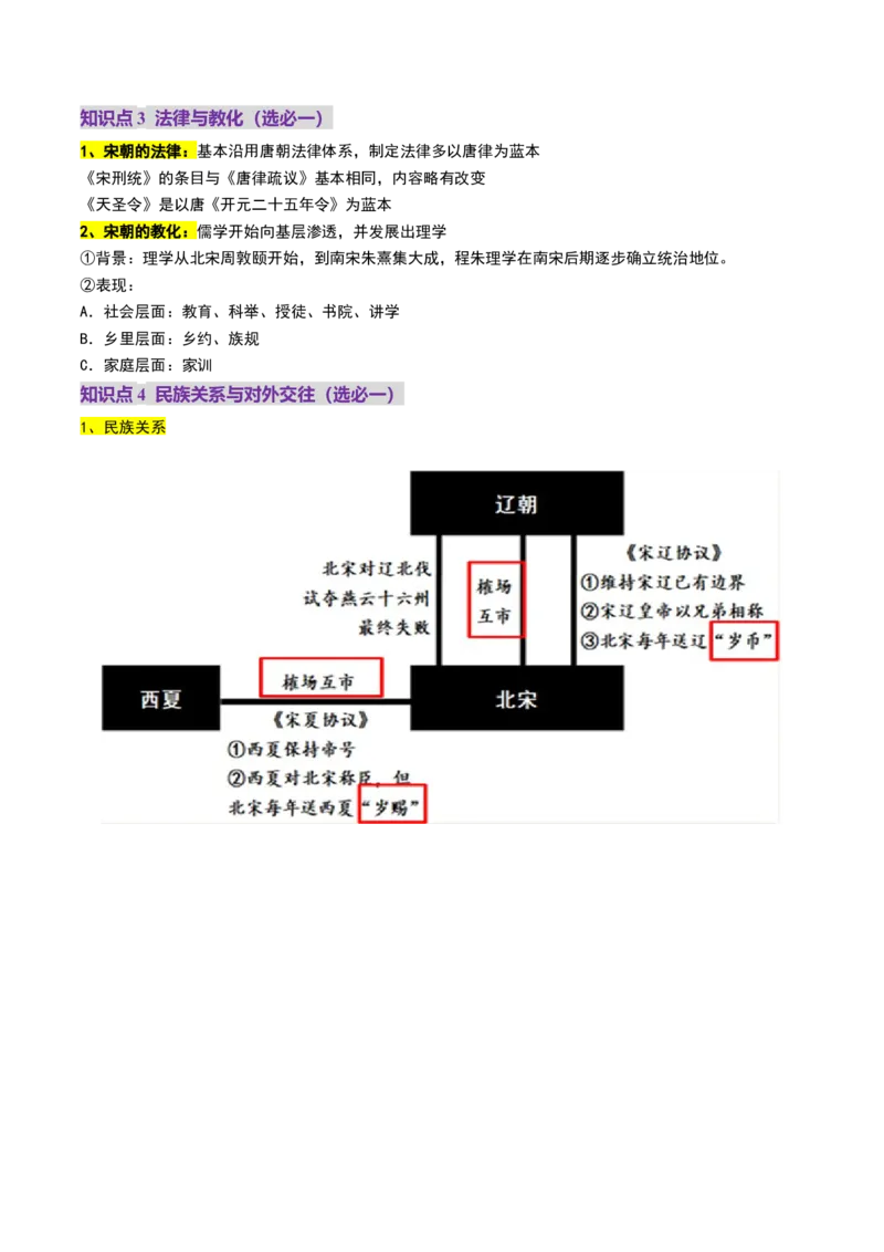 第06讲两宋的政治和军事及辽夏金元的统治（讲义）（解析版）_07高考历史_2025年新高考资料_一轮复习_2025年高考历史一轮复习讲练测（新教材新高考）