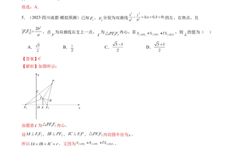 第06讲双曲线及其性质（练习）（解析版）_02高考数学_新高考复习资料_2024年新高考资料_一轮复习资料_完2024年高考数学一轮复习讲练测(课件+讲义+练习)（新高考）