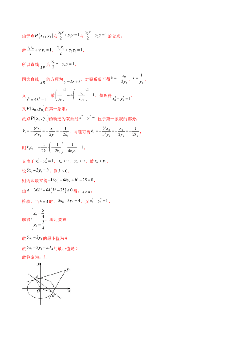 第06讲双曲线及其性质（十一大题型）（练习）（解析版）_2025年新高考资料_一轮复习_2025年高考数学一轮复习讲练测（新教材新高考，含2024高考真题）_第八章平面解析几何