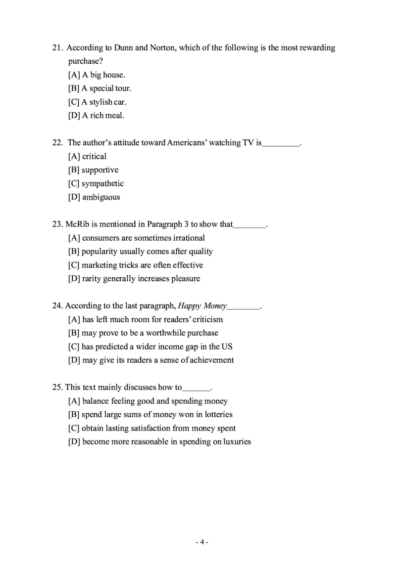 2014年考研英语二真题_考研英语+作文模板_2.1980-2025考研英二真题+解析_03、2010-2024年考研英语真题+解析_2010-2024年考研英语二真题
