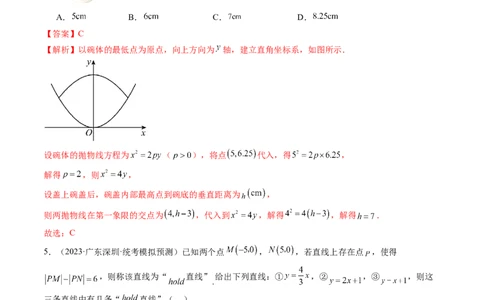 第08讲直线与圆锥曲线的位置关系（练习）（解析版）_02高考数学_新高考复习资料_2024年新高考资料_一轮复习资料_完2024年高考数学一轮复习讲练测(课件+讲义+练习)（新高考）