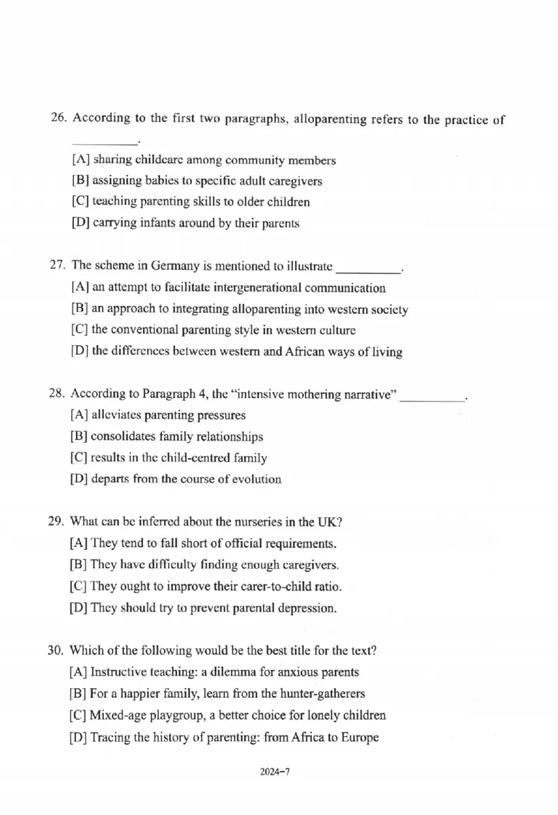 2024年考研英语一真题可复制搜索查词_考研真题_x_英语一真题+解析［80-25］_英语一2010-2024真题及解析_2010-2024考研英语一真题（PDF）