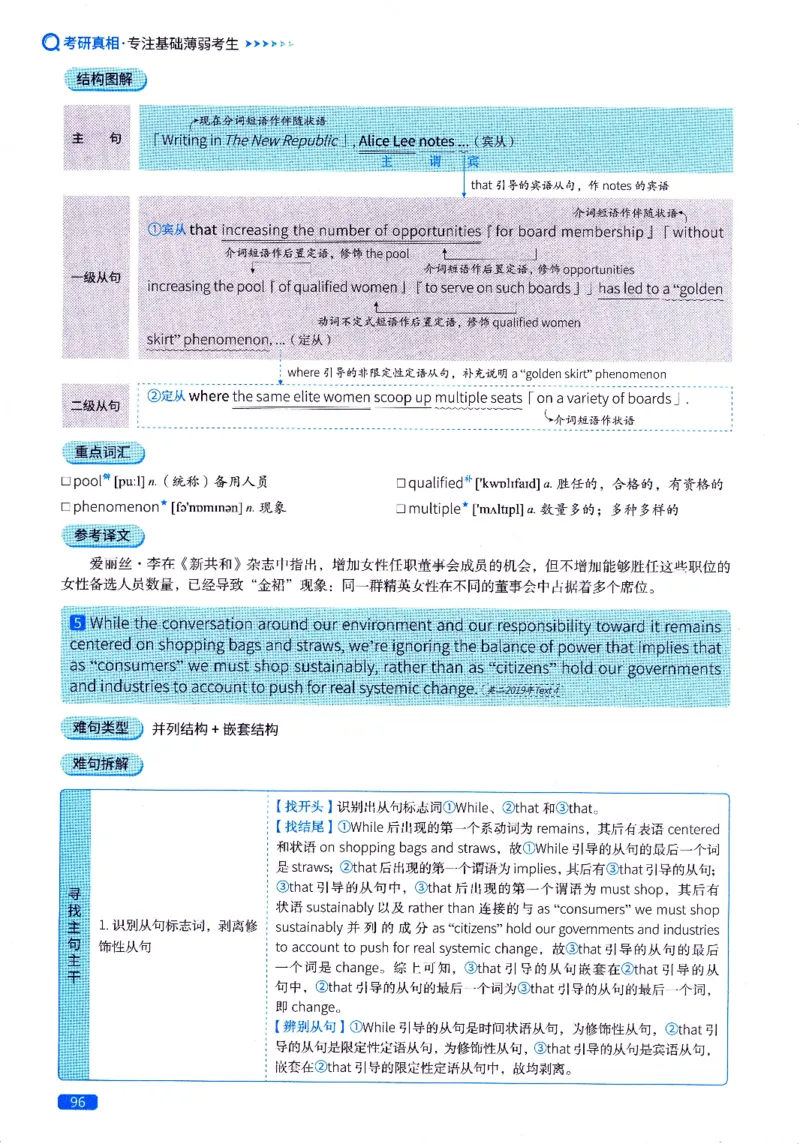 真题长难句篇英一英二均适用_27考研真题_考研英语一、二真题+解析（1994-2026）_02.考研真相_2027《考研真相》（英二）