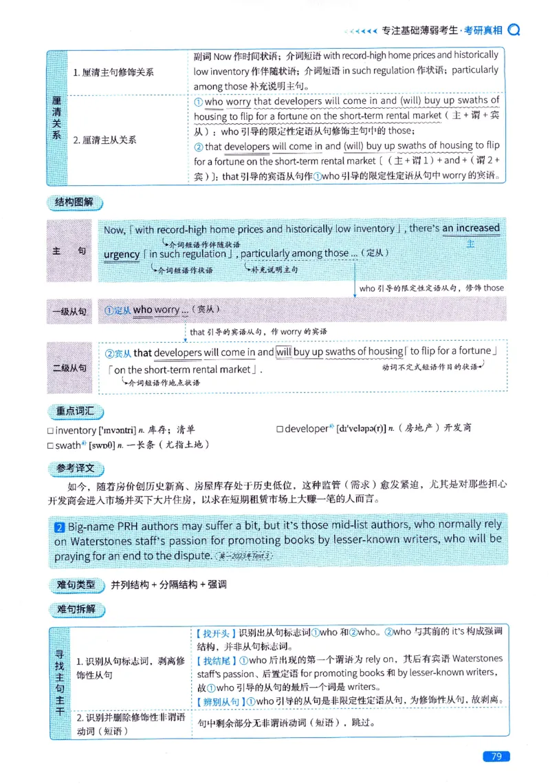 真题长难句篇英一英二均适用_27考研真题_考研英语一、二真题+解析（1994-2026）_02.考研真相_2027《考研真相》（英二）