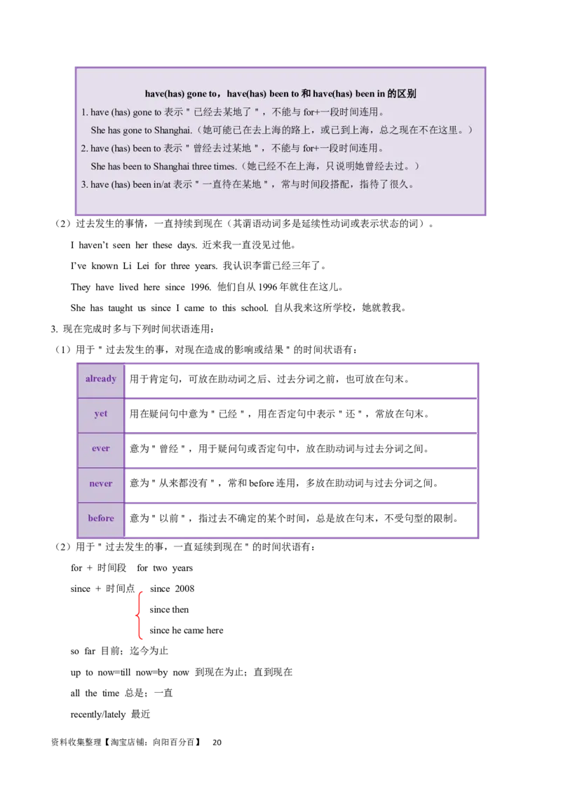 第11讲谓语动词的时态（核心考点精讲精练）(原卷版)-备战2024年高考英语一轮复习考点帮（全国通用）_03高考英语_通用版（老高考）复习资料_2024年复习资料_第二部分语法