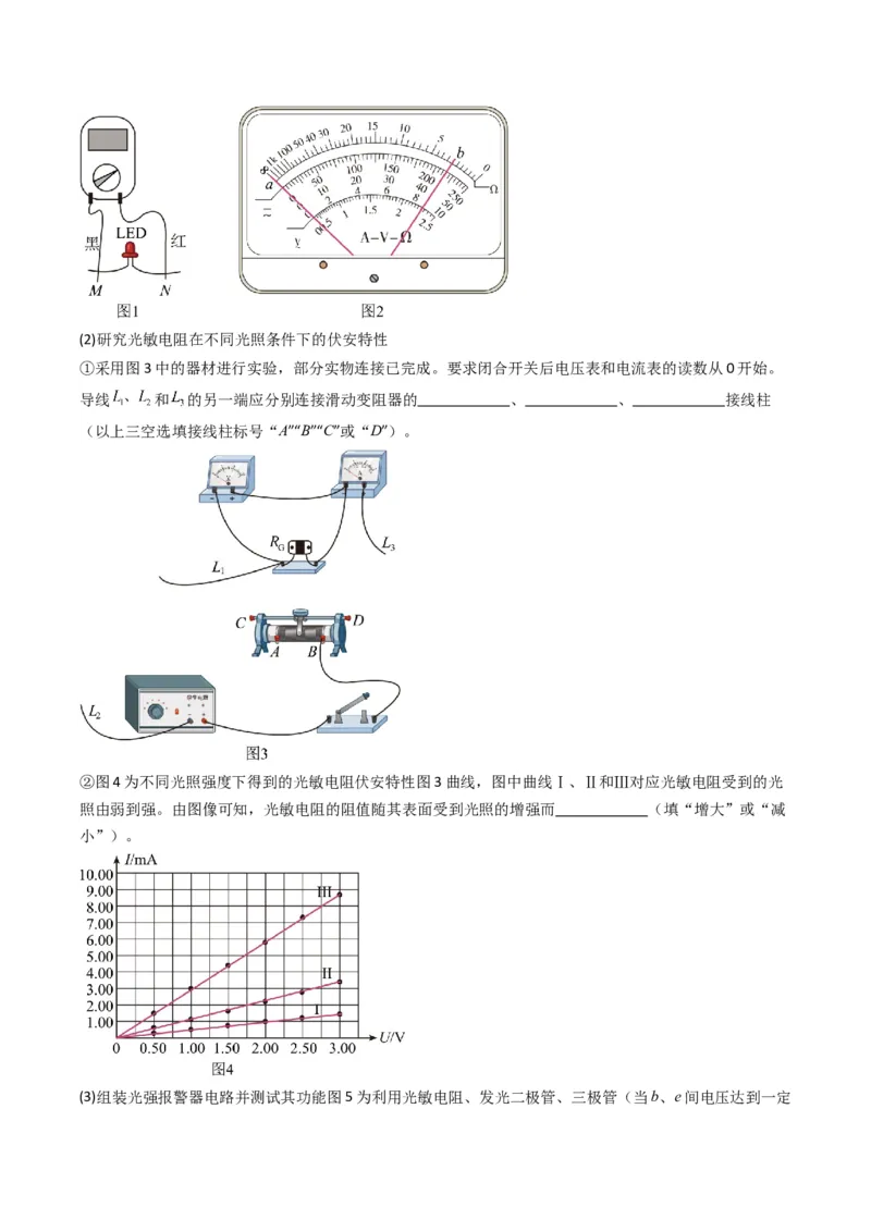 专题10电学实验(解析版)_04高考物理_2025年新高考资料_二轮复习_2025年高考物理二轮热点题型归纳与变式演练（新高考通用）339880232