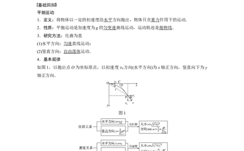 2022年高考物理一轮复习（新高考版1(津鲁琼辽鄂)适用）第4章第2讲抛体运动_04高考物理_新高考复习资料_2022年新高考复习资料_高考物理2022年一轮复习各版本