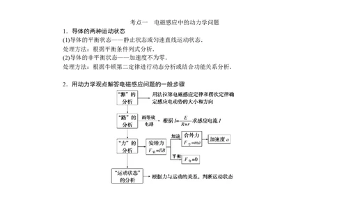2025年高考物理二轮复习导学案：专题强化十二电磁感应中的动力学、能量和动量问题_04高考物理_2025年新高考资料_二轮复习_2025年高考物理二轮复习专题强化（课件+导学案）