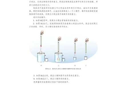 初中物理教师资格证《探究浮力的大小与排开液体重力的关系》试讲稿(逐字稿)和答辩题及答案_初中物理教资面试_03初中物理逐字稿_1初中物理逐字稿（260篇）