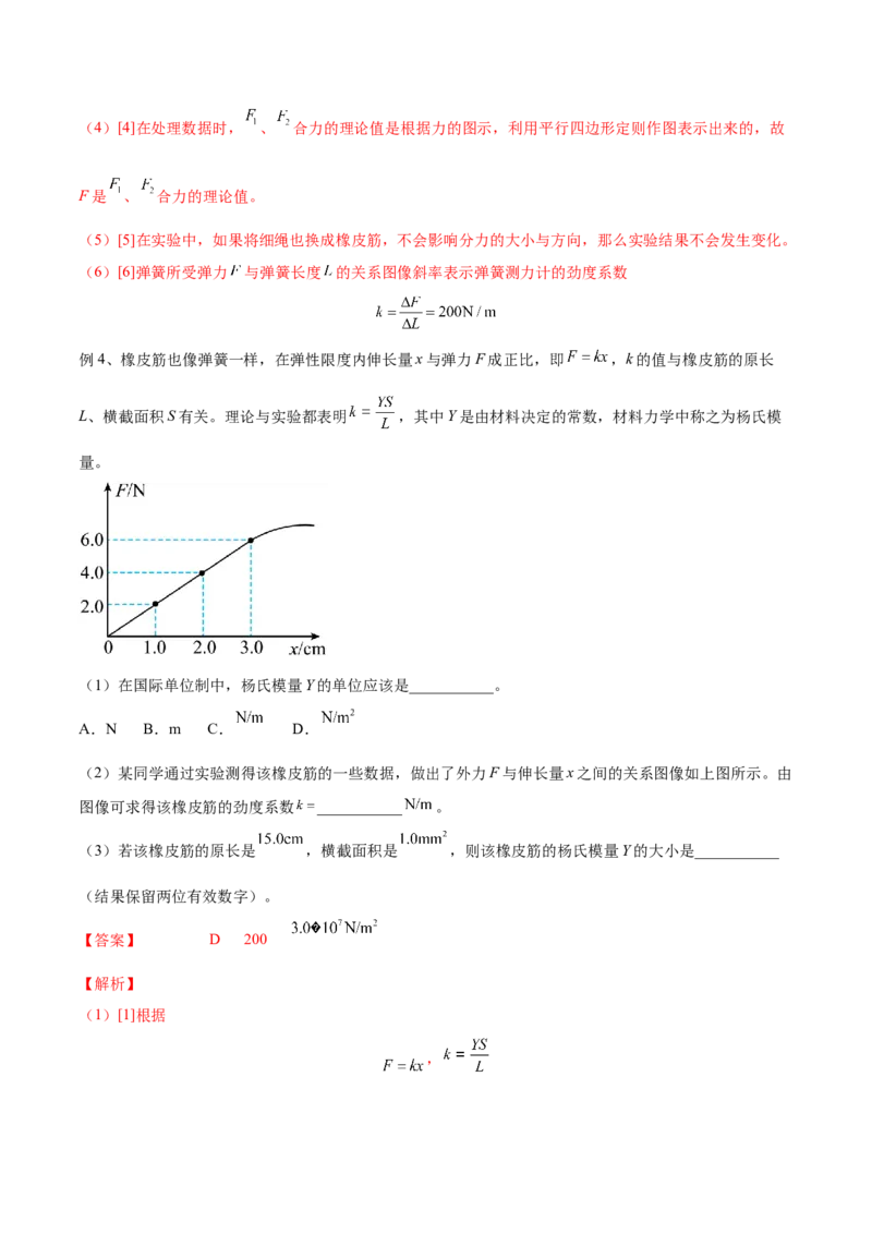 2.4实验二：探究弹力与弹簧伸长的关系（讲）--2023年高考物理一轮复习讲练测（全国通用）（解析版）_04高考物理_通用版（老高考）复习资料_2023年复习资料_一轮复习
