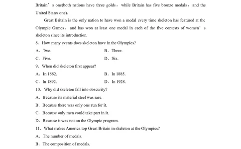 第2组　组合练(四)　阅读理解主题练　阅读理解＋阅读七选五_03高考英语_通用版（老高考）复习资料_2023年复习资料_二轮复习_2023年高考英语二轮复习讲义+课件（全国版）_学生版