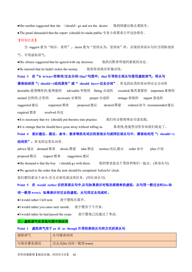 第19讲情态动词和虚拟语气（核心考点精讲精练）（原卷版）-备战2024年高考英语一轮复习考点帮（全国通用）_03高考英语_通用版（老高考）复习资料_2024年复习资料_第二部分语法