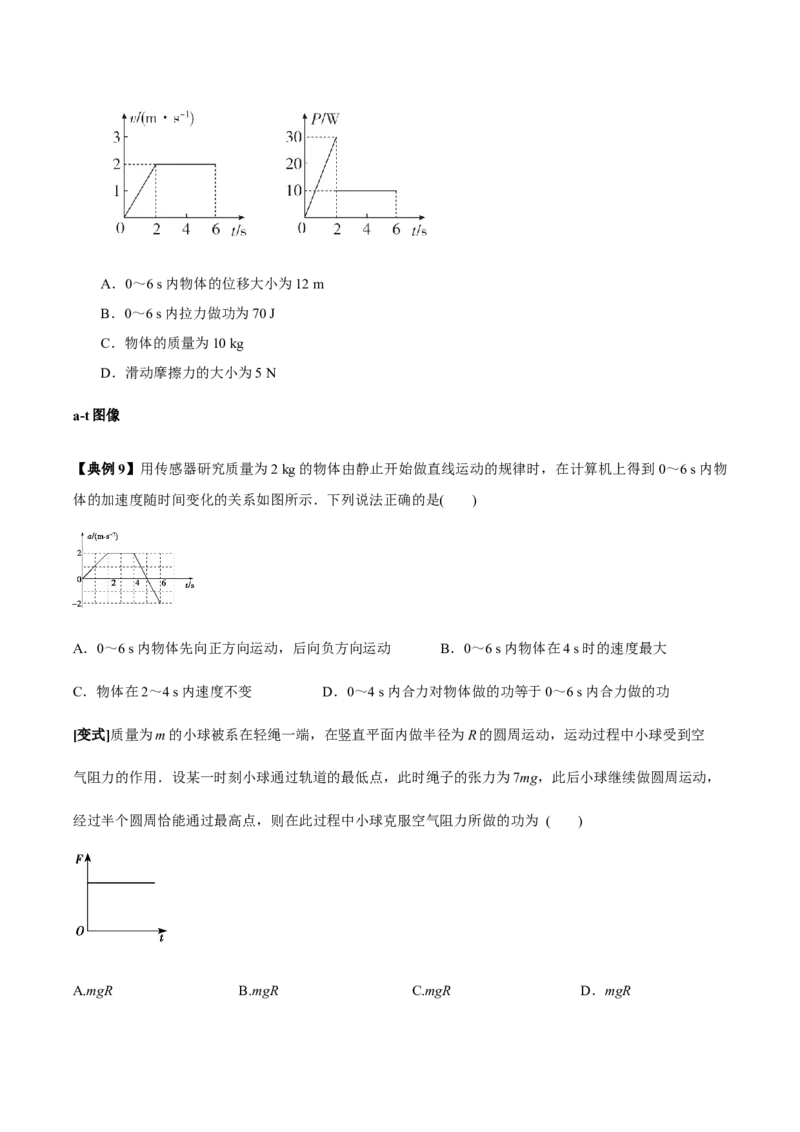 专题08功能关系的应用2022-2023高考三轮精讲突破训练（全国通用）（原卷版）_04高考物理_通用版（老高考）复习资料_2023年复习资料_三轮复习_2023年高考物理三轮精讲突破训练全国通用