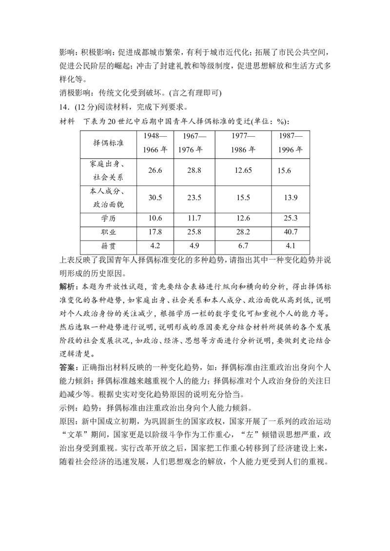 第18讲　中国近现代社会生活的变迁_1129111054_07高考历史_通用版（老高考）复习资料_2023年复习资料_一轮+二轮_高考历史一轮复习资料包