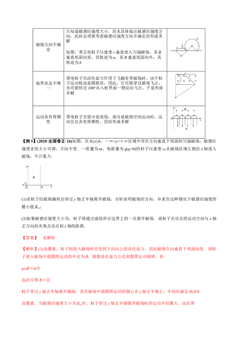 专题12.2带电粒子在磁场中的运动讲解析版_04高考物理_新高考复习资料_2022年新高考复习资料_2022年高考物理一轮复习讲练测（新教材新高考）