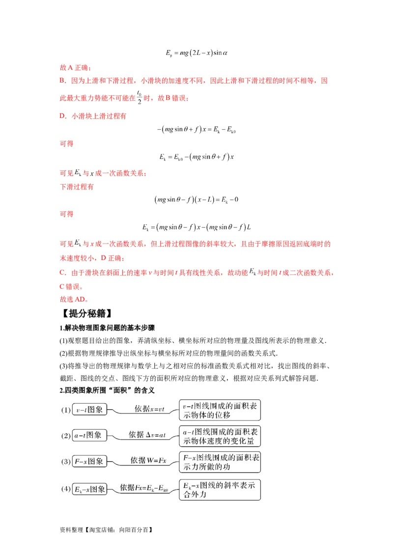 专题06功和功率动能定理（解析版）_04高考物理_新高考复习资料_2024新高考复习资料_二轮复习资料_2024年高考物理二轮热点题型归纳与变式演练（新高考通用）_答案解析版