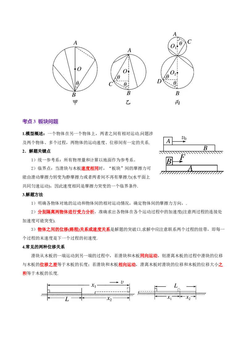 专题02力与直线运动（讲义）（原卷版）_04高考物理_2025年新高考资料_二轮复习_上好课2025年高考物理二轮复习讲练测（新高考通用）3381829
